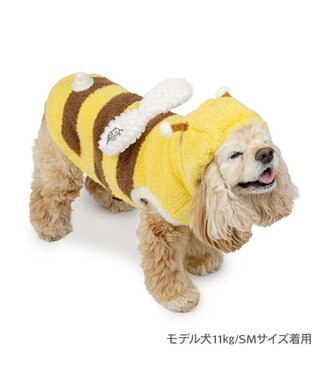 PET PARADISE ペットパラダイス なりきりパーカー 《ふにゃ蜂》 中型犬 大型犬 イエロー