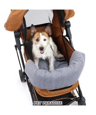 PET PARADISE 犬 カート クッション リバーシブル ヒッコリー