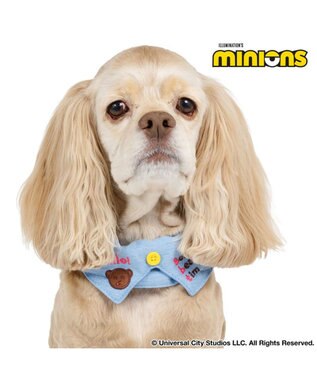  ミニオン デニム襟付き首輪 ＳＭ 中型犬