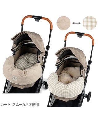 PET PARADISE ペットパラダイス くまちゃん キルト カート用 クッション ベージュ