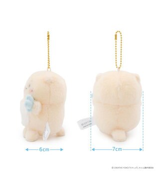 Mother garden しろたん キーホルダー 《らっこいぬ＆しぇる》 単品 らっこいぬ