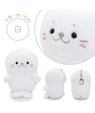Mother garden しろたん マスコットキーホルダー カラーついたん 12cm 《単品》 白