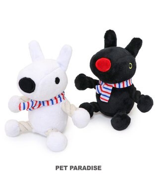 PET PARADISE リサとガスパール お座りトイ トリコロール マフラー 《ガスパール》 小型犬 ガスパール