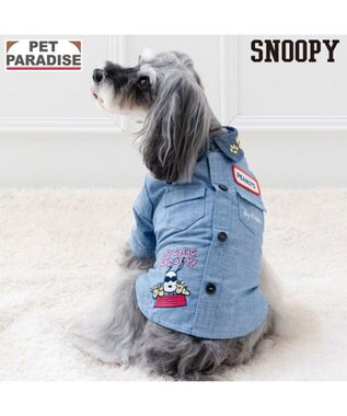  スヌーピー ワークシャツ 小型犬