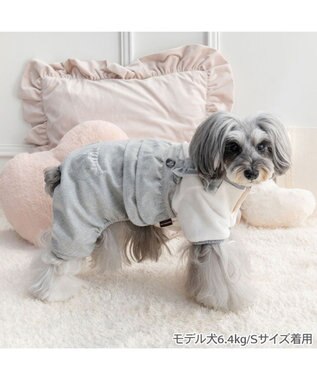 PET PARADISE ペットパラダイス ノエル パンツつなぎ 小型犬 グレー