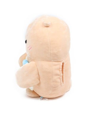 Mother garden しろたん らっこいぬ パペぐるみ 44cm 両手用 パペット ベージュ