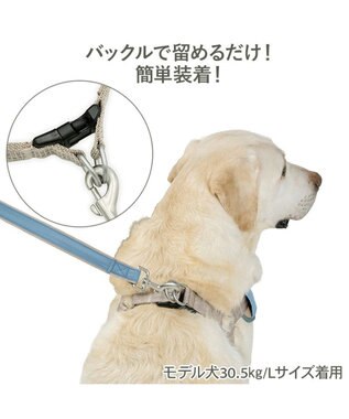 PET PARADISE ペットパラダイス 超反射 切り替え ハーネス＆リード Ｍ 《ブルーグリーン》 ブルーグリーン