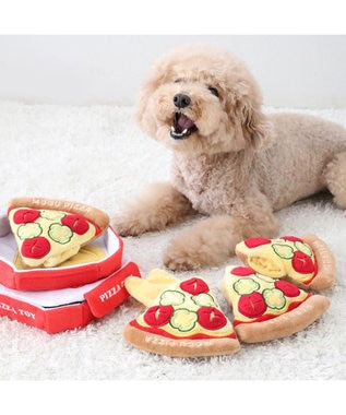 PET PARADISE ペットパラダイス ノーズワークトイ 《ピザ》 イエロー