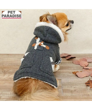 PET PARADISE ペットパラダイス フード付 ダッフルコート 小型犬