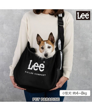  Lee ロゴ メッシュ スリング  キャリーバッグ Ｍ 小型犬 約4～8㎏