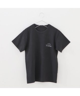 Mother garden しろたん Tシャツ 半袖 《ロゴいっぱい》  ユニセックス 男女兼用 黒