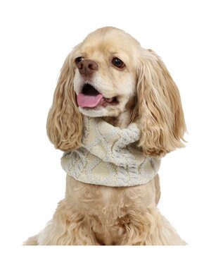 PET PARADISE ペットパラダイス 反射スヌード 《ホワイト》 中型犬 大型犬 ホワイト