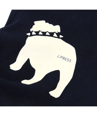 PET PARADISE J.PRESS パンツつなぎ バックブルドッグ 小型犬 紺（ネイビー・インディゴ）