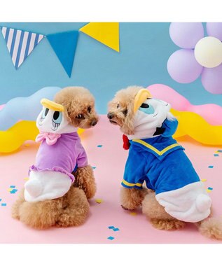 PET PARADISE ディズニー デイジーダック なりきり 小型犬 パープル