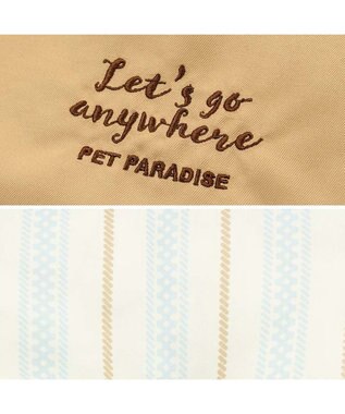PET PARADISE ペットパラダイス クール カート用 クッション 《ナチュラル柄》 ブラウン