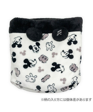 PET PARADISE ディズニー ミッキーマウス 白黒 筒型寝袋 Ｓ ブラック