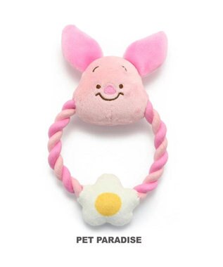 PET PARADISE ディズニー くまのプーさん ロープ トイ《プーさん/ピグレット/ティガー》
