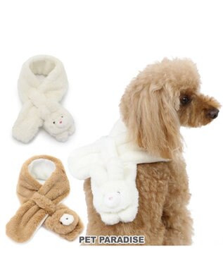 PET PARADISE ペットパラダイス マフラー 《うさぎ /くま》 ＳＳ～ＳＭ/ＤＳ/ＤＭ くま