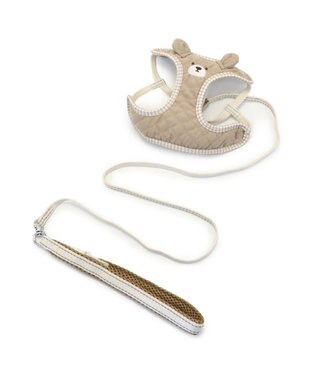 PET PARADISE ペットパラダイス くまちゃん 顔 リード付きハーネス ＳＳ 小型犬 ブラウン