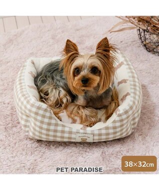 PET PARADISE ペットパラダイス くまちゃん カドラー  S《38×32cm》