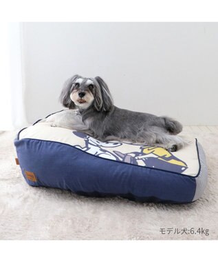 PET PARADISE スヌーピー makokoro 寝そべりベッド -
