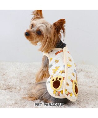  ディズニー ミッキー&プルート 背中開き キルトベスト 小型犬