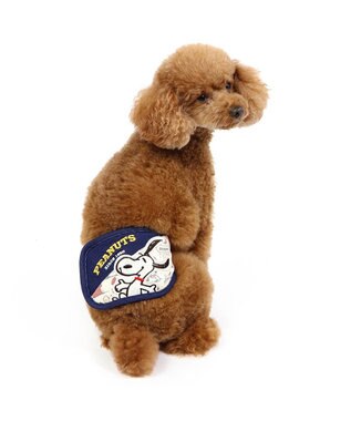 PET PARADISE スヌーピー マナーベルト 《ご機嫌柄》 小型犬 ネイビー