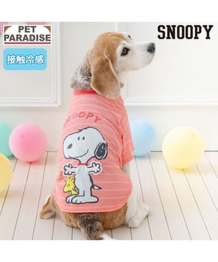  スヌーピー パタパタ Ｔシャツ 接触冷感 中型犬 大型犬