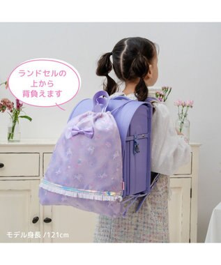 Mother garden マザーガーデン 野いちご お着替え巾着リュック 《レトロストロベリー柄》 レトロストロベリー柄