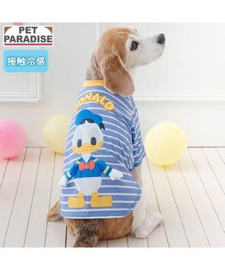 PET PARADISE ディズニー ドナルドダック 手つなぎＴシャツ 接触冷感 中型犬 大型犬