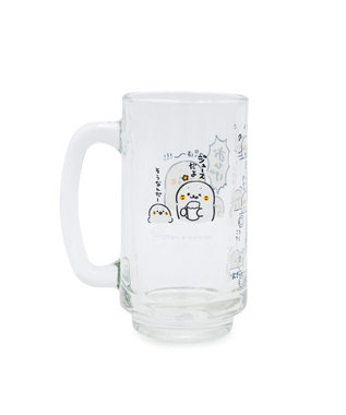 Mother garden しろたん ジョッキ　350ml 《おひげ》 単品 おひげ