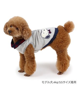 PET PARADISE スヌーピー おりこうトレーナー  グレー 小型犬 グレー