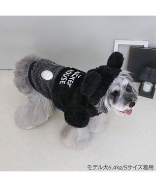 PET PARADISE ディズニー ミッキーマウス おそろいパーカー 小型犬 ブラック