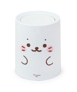 Mother garden しろたん 顔ぼん ダストボックス 大 《12L》 ゴミ箱 -