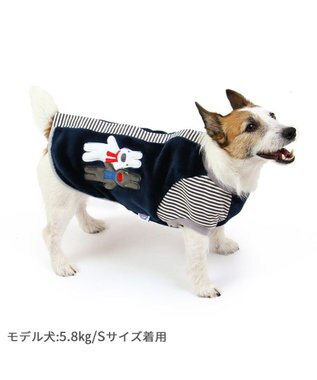 PET PARADISE リサとガスパール 背開き ベスト 小型犬 紺（ネイビー・インディゴ）