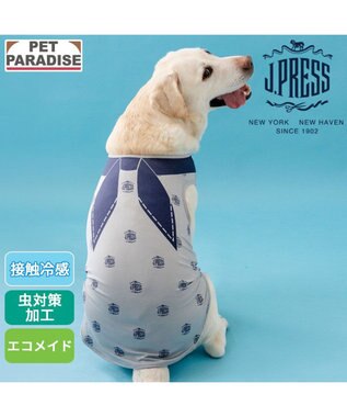  J.PRESS エコメイド 総柄 タンクトップ 中型犬 大型犬