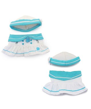 Mother garden しろたん ついてきちゃうマスコット用 着せ替え服  《マリン服 水色》 単品 マリン服 水色