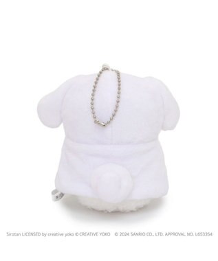 Mother garden しろたん ぬいぐるみキーホルダー シナモロール　【しろたん×サンリオキャラクターズ】 -