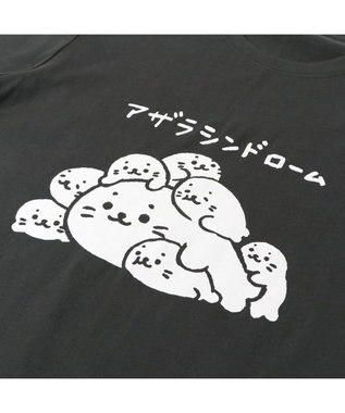 Mother garden しろたん 復刻 Tシャツ 半袖 《アザラシンドローム》 黒