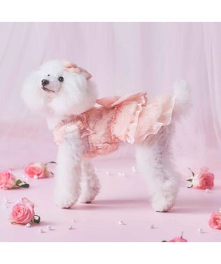 PET PARADISE cherircouture メニーローズ ワンピース ピンク 小型犬 ピンク