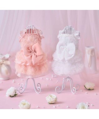 PET PARADISE cherircouture メニーローズ ワンピース ピンク 小型犬 ピンク
