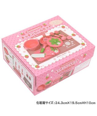 Mother garden  マザーガーデン 野いちごままごと キッチンツールセット《粒々いちご柄 》 粒々いちご柄