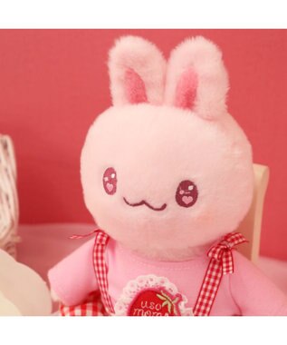 Mother garden マザーガーデン きせかえ ぬいぐるみ Sサイズ うさももちゃん 《ギンガムベリー》 うさももちゃん