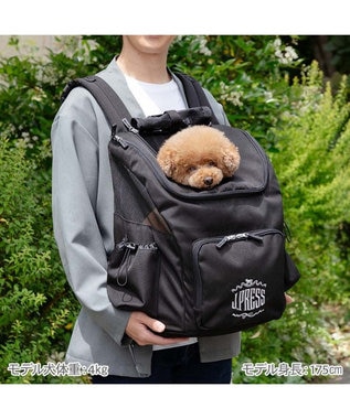PET PARADISE J.PRESS マルチリュック ブラック new Ｌ ブラック
