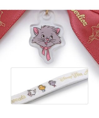 PET PARADISE ディズニー ベルリオーズ 猫首輪 S / M レッド