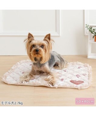 PET PARADISE ディズニー ミニーマウス クールマット 《ハート柄》S ピンク