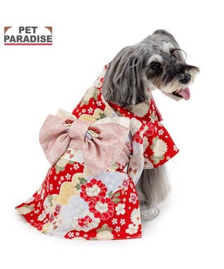  ペットパラダイス 菊 牡丹 着物 小型犬