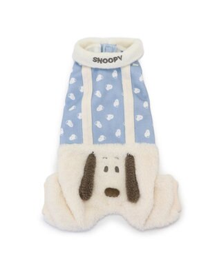 PET PARADISE スヌーピー ボア パンツ 《顔》 小型犬 水色