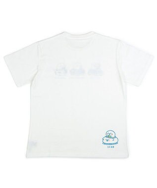 Mother garden しろたん 半袖 Ｔシャツ 《ウミウシ＆イカー》 ユニセックス ホワイト