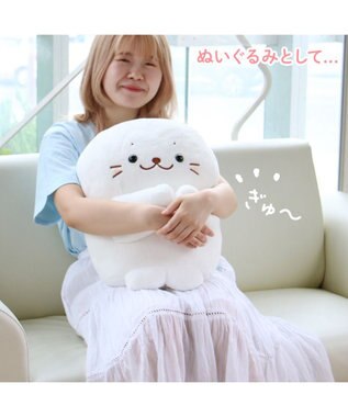 Mother garden しろたん デスクワークワクッション 38cm -